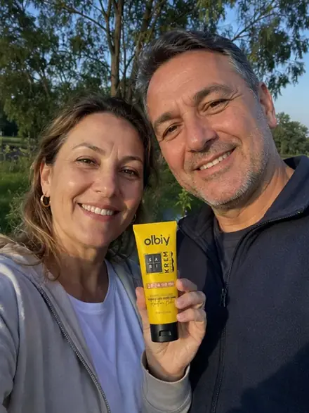 Olbiy Sarı Krem mutlu kullanıcı